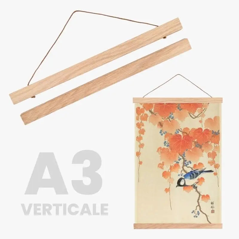 Portaposter in Legno Magnetico – A3 Verticale
