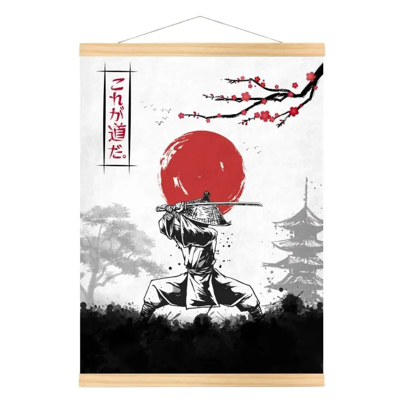 Poster del codice Bushido giapponese - A3