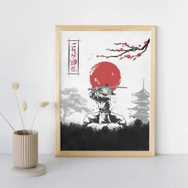 Poster del codice Bushido giapponese - A3