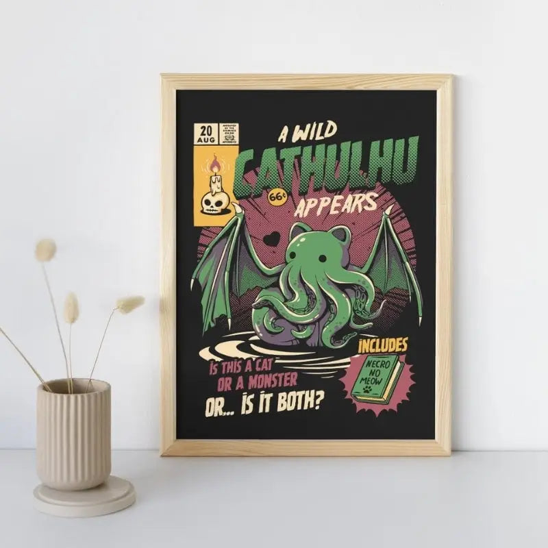 Poster giapponese di Cathulhu - A3