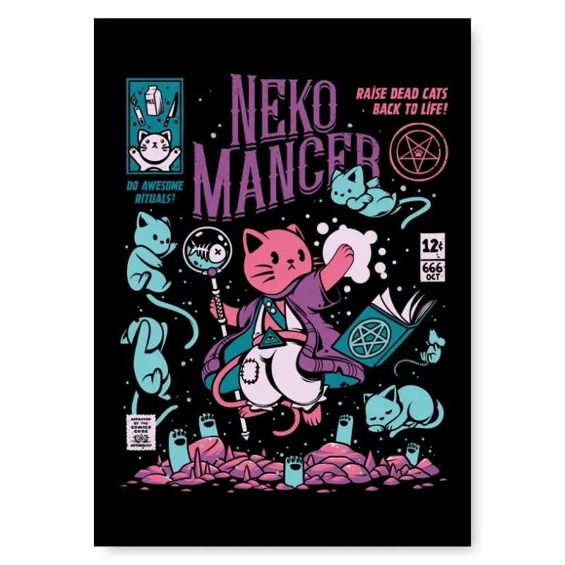 Poster giapponese di Nekomancer - A3