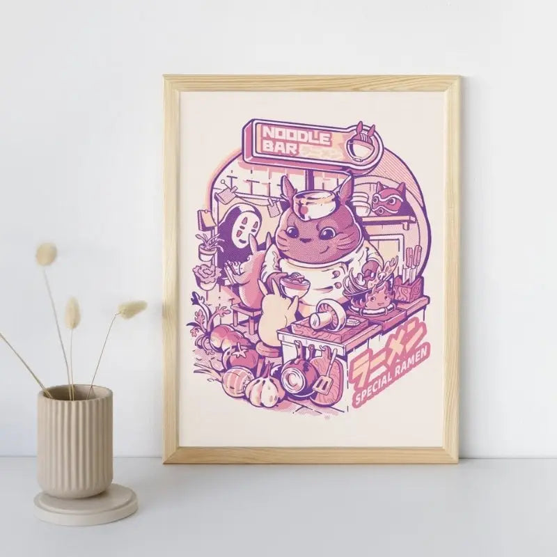 Poster per bar di noodle giapponesi - A3