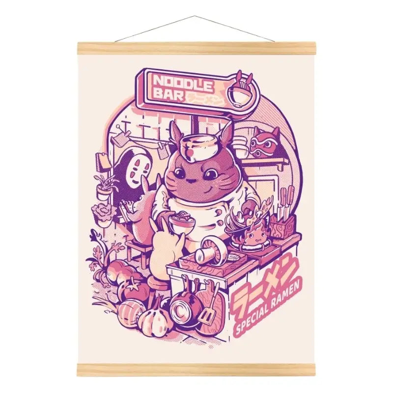 Poster per bar di noodle giapponesi - A3