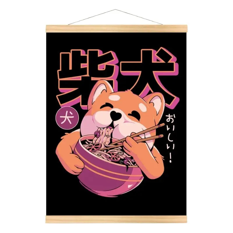Poster per tagliatelle giapponesi Shiba - A3