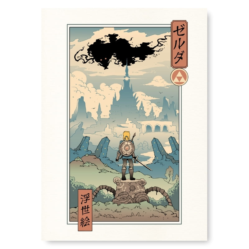 Poster giapponese Ukiyo-e Legend - A3