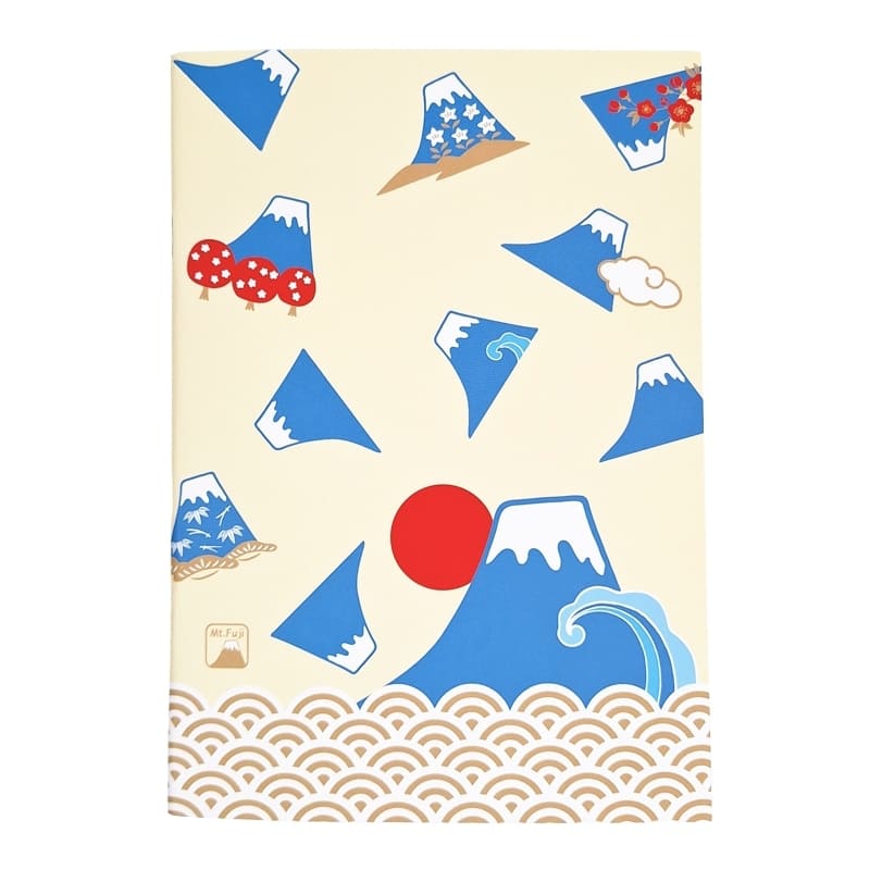 Quaderno giapponese Fujisan & Seigaiha
