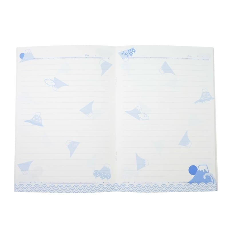Quaderno giapponese Fujisan & Seigaiha