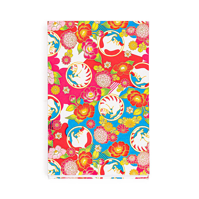 Quaderno giapponese Goshuin Mino Washi Neko