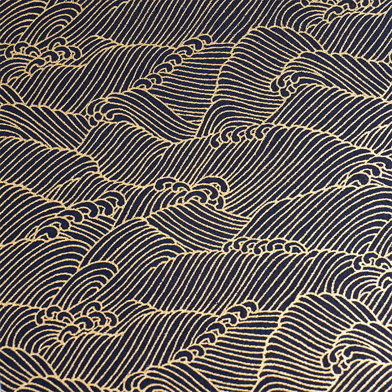 Quaderno giapponese Goshuin Mino Washi Onde nere