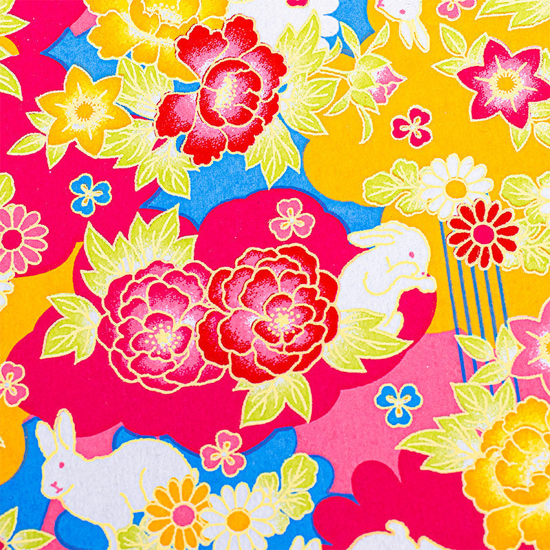 Quaderno giapponese Goshuin Mino Washi Usagi