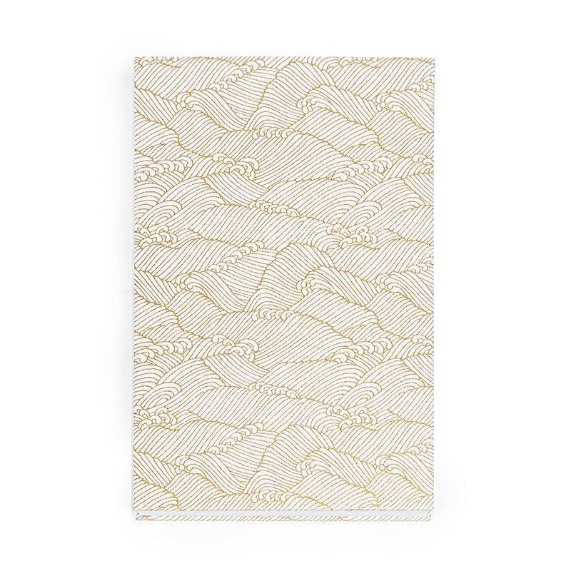 Quaderno giapponese Goshuin Mino White Washi Waves