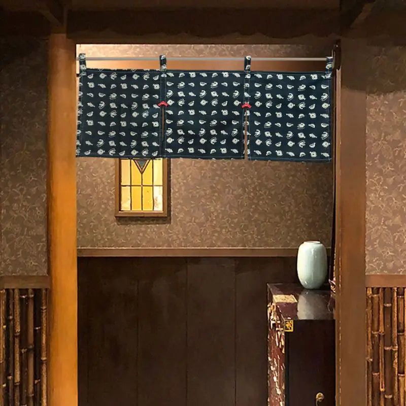 Noren Sakana giapponese corto - 85 x 30 cm