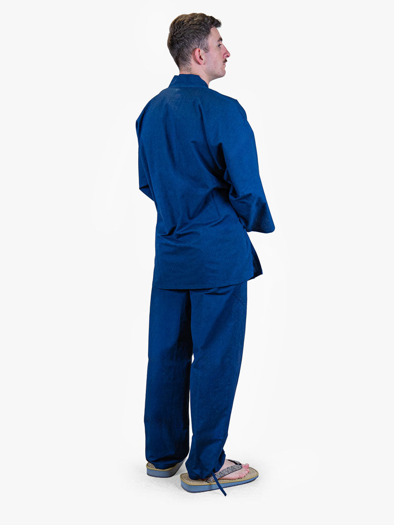 Samue Giapponese da Uomo – Blu Navy Mezza Stagione