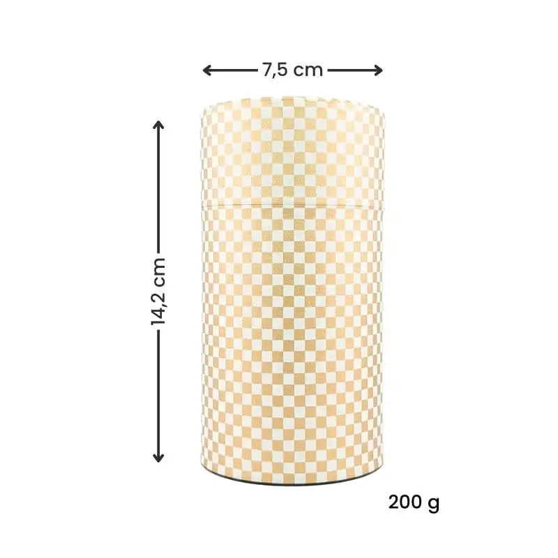 Scatola da tè giapponese Damier Doré