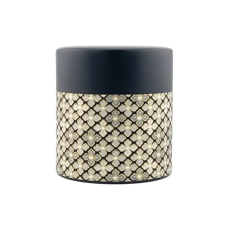 Scatola da tè giapponese Kuro Hanabishi