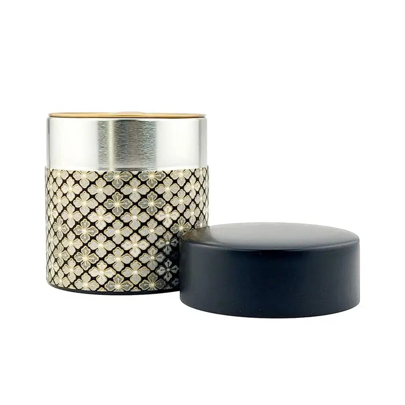 Scatola da tè giapponese Kuro Hanabishi