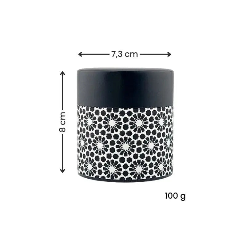 Scatola da tè giapponese Kuro Kiku