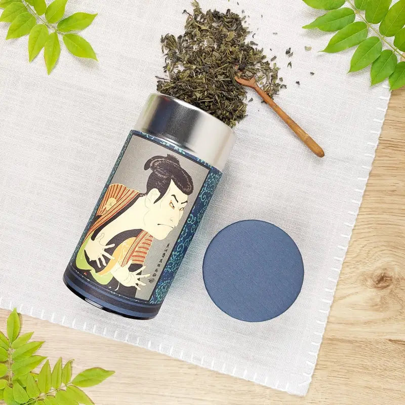 Scatola da tè giapponese Ukiyo-e