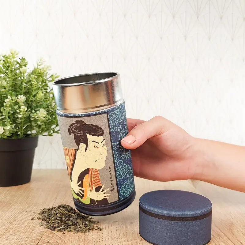Scatola da tè giapponese Ukiyo-e