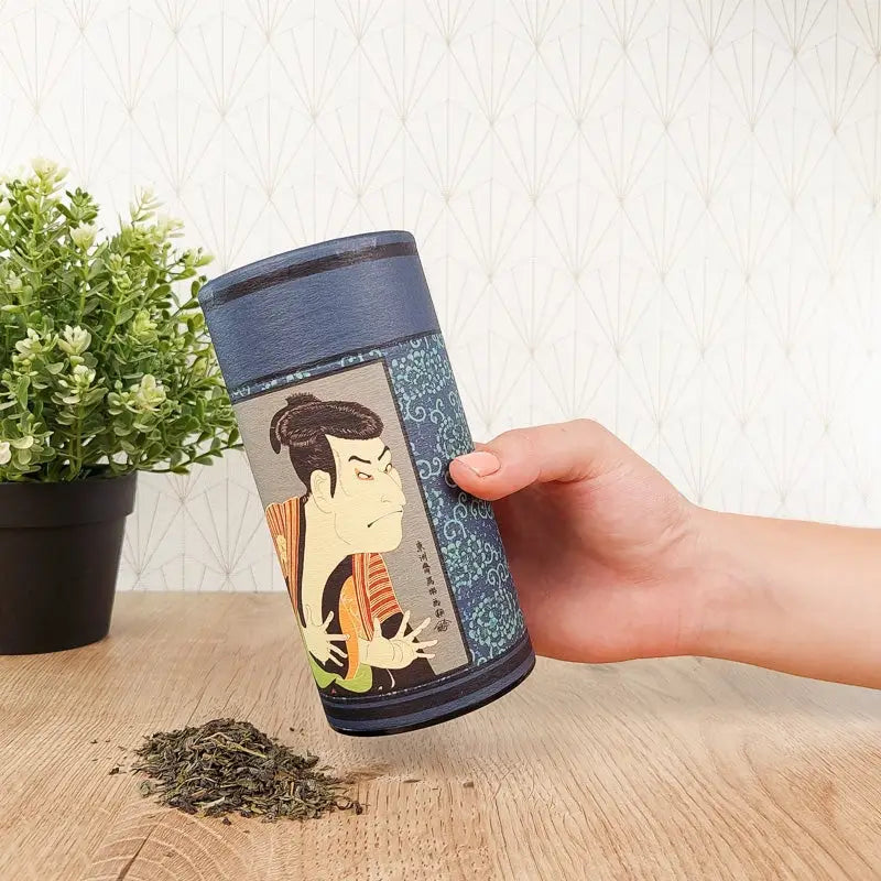 Scatola da tè giapponese Ukiyo-e