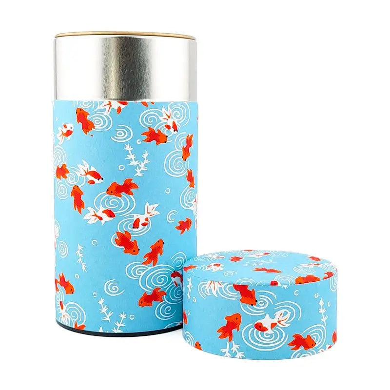 Scatola da tè giapponese Washi Kingyo