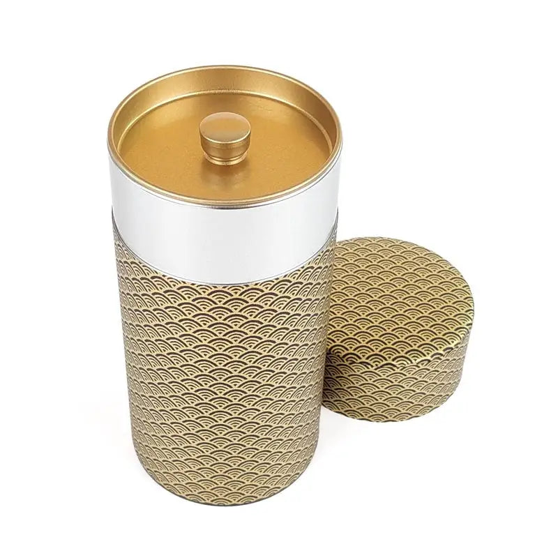 Scatola da tè giapponese Washi Seigaiha