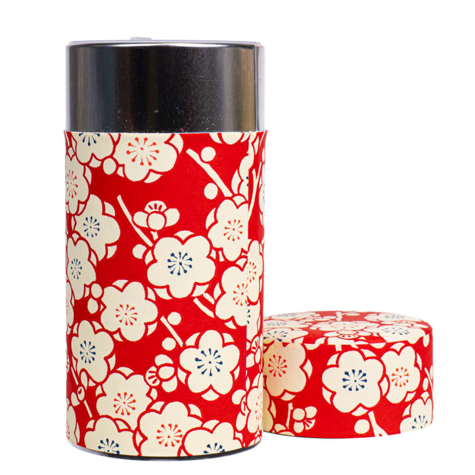 Scatola da Tè in Washi - Ume Rossa