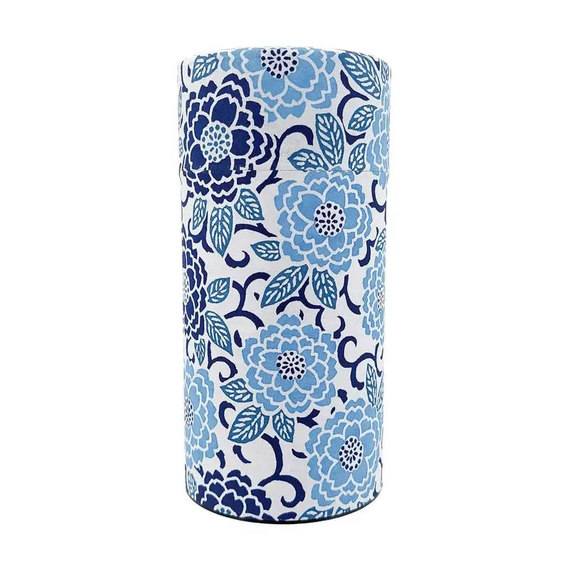 Scatola da tè Washi blu