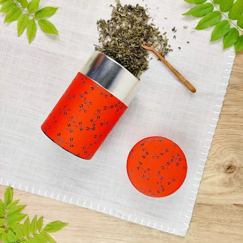 Scatola di tè sfuso Red Dragonfly