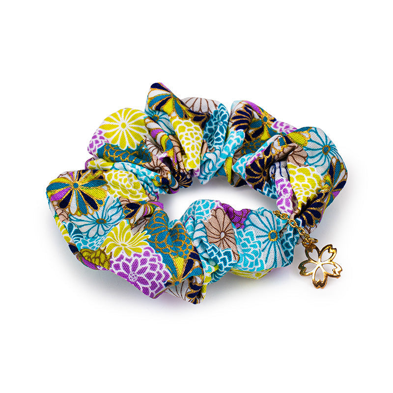Scrunchie Giapponese - Blu
