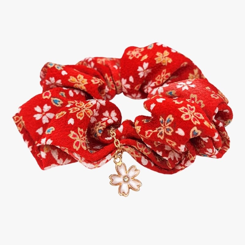Chouchou Japanese Scrunchie Rosso