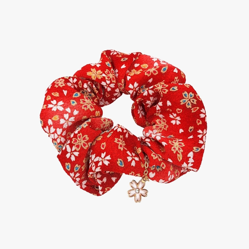 Chouchou Japanese Scrunchie Rosso