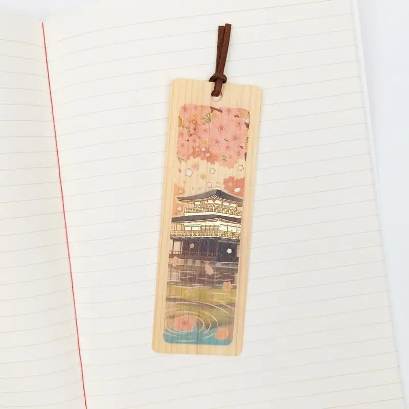 Segnalibro Cipresso giapponese Tempio di Kinkaku-ji