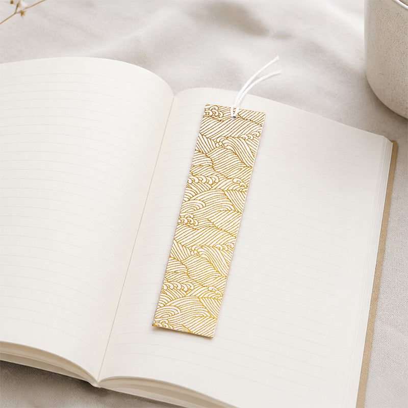 Segnalibro giapponese Mino Washi White Wave