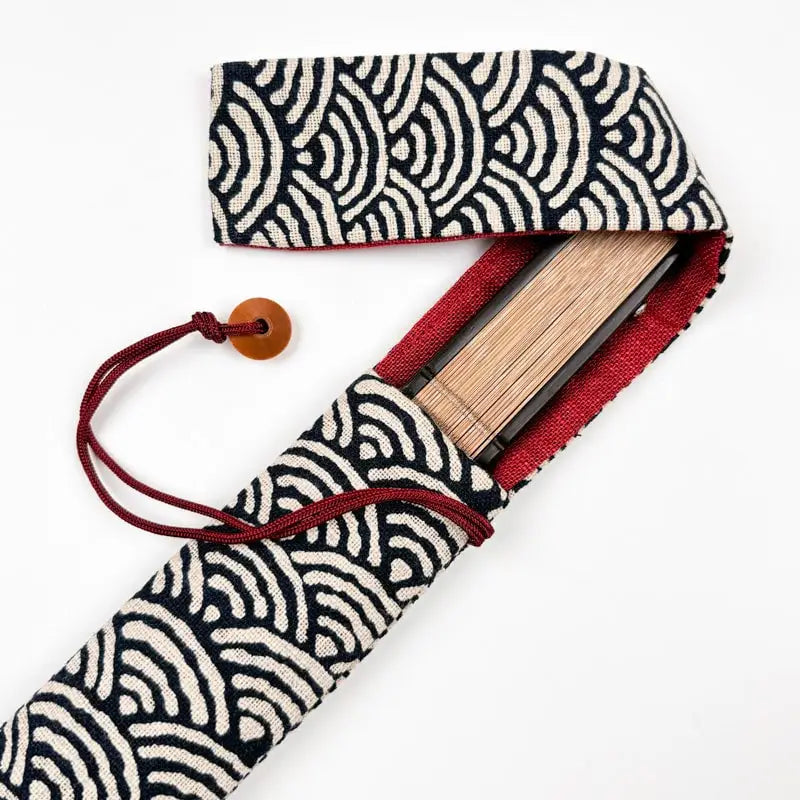 Seigaiha Fan Bag