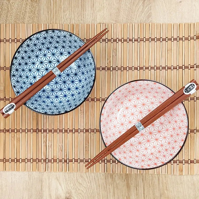 Set di 2 ciotole giapponesi Asanoha