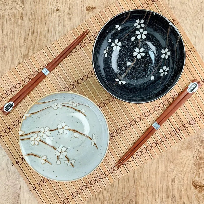 Set di 2 ciotole di ciliegio giapponese