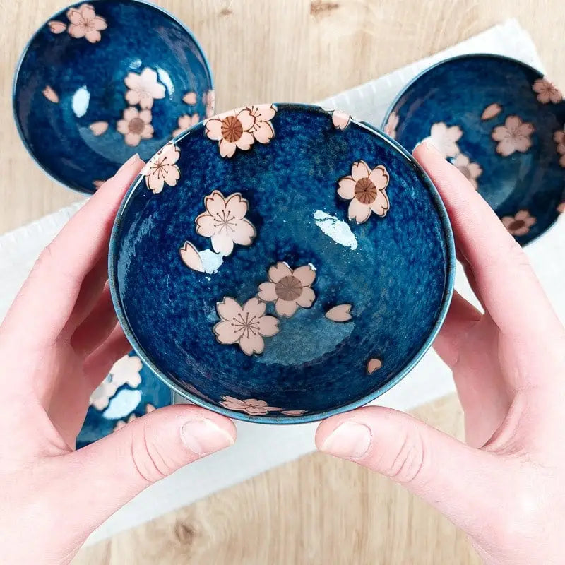 Set di 5 ciotole giapponesi Sakura