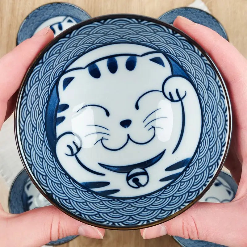 Set di 5 ciotole Maneki Neko