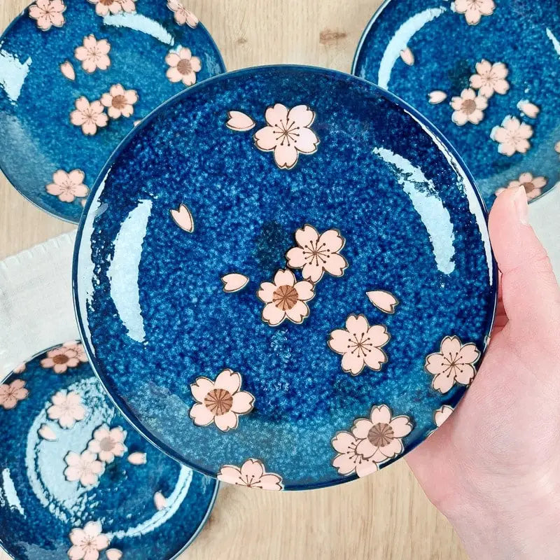 Set di 5 piatti giapponesi Sakura