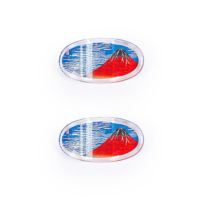 Set Bacchette Fuji Rosso con Supporti