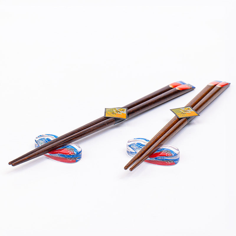 Set Bacchette Fuji Rosso con Supporti