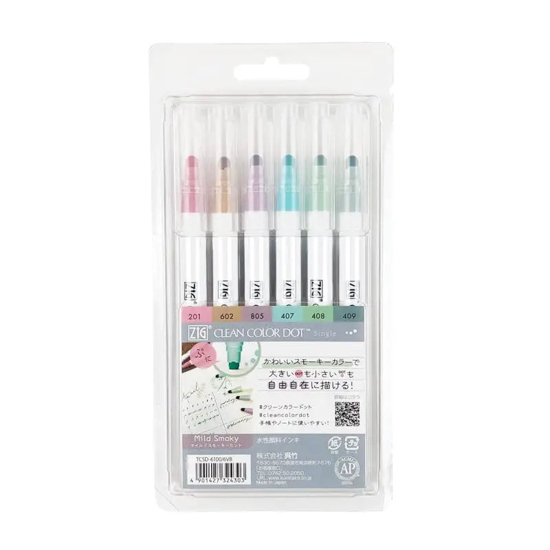Set di 6 evidenziatori Dot Smoky