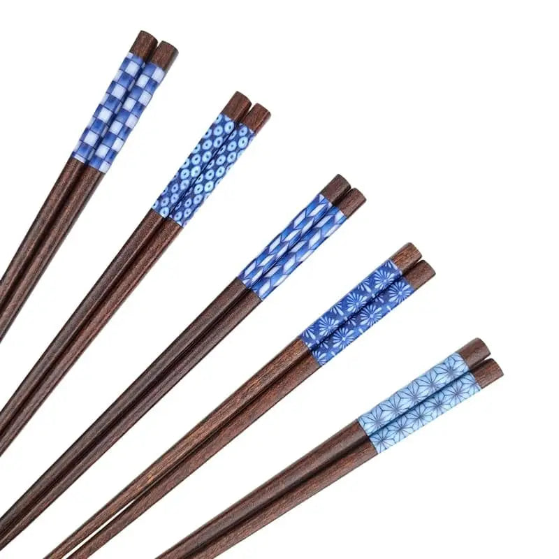 Set di bacchette giapponesi Aizome