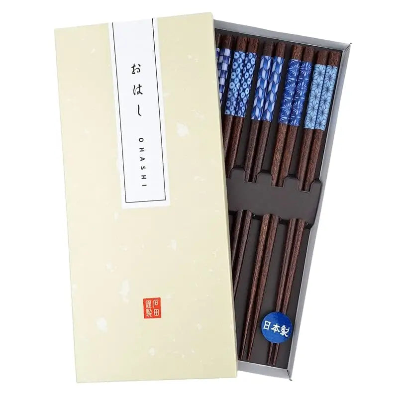 Set di bacchette giapponesi Aizome