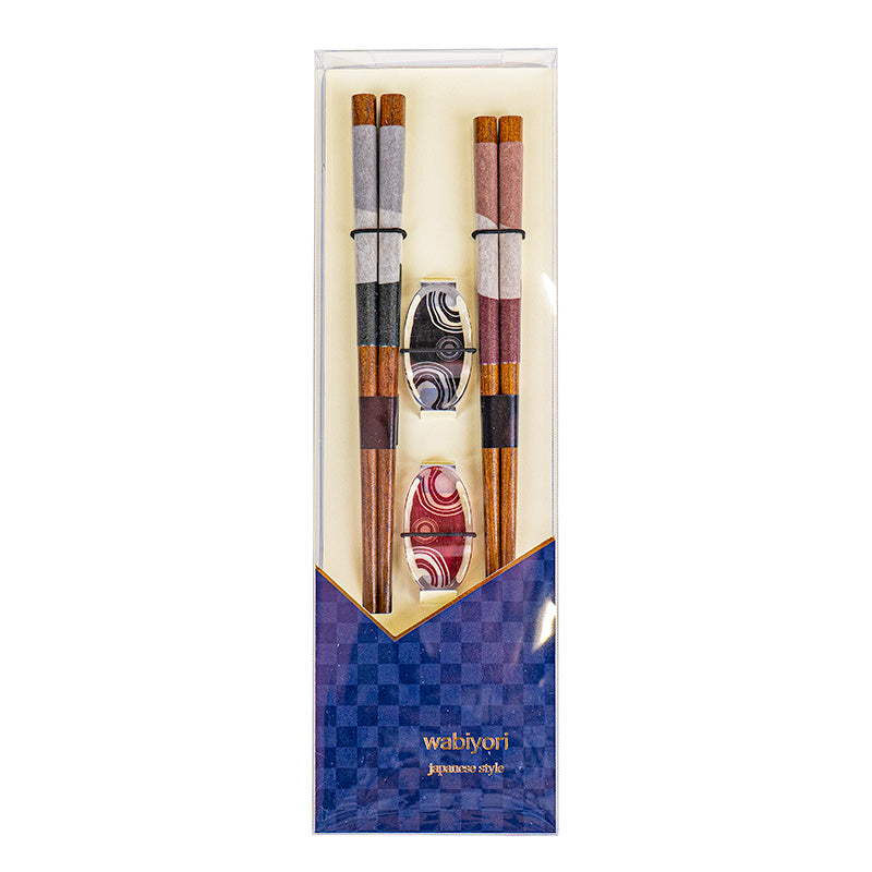 Set di bacchette giapponesi Uzumaki e supporti