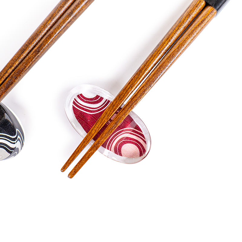 Set di bacchette giapponesi Uzumaki e supporti