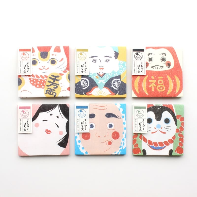 Set di carta da lettere Pochibumi Daruma