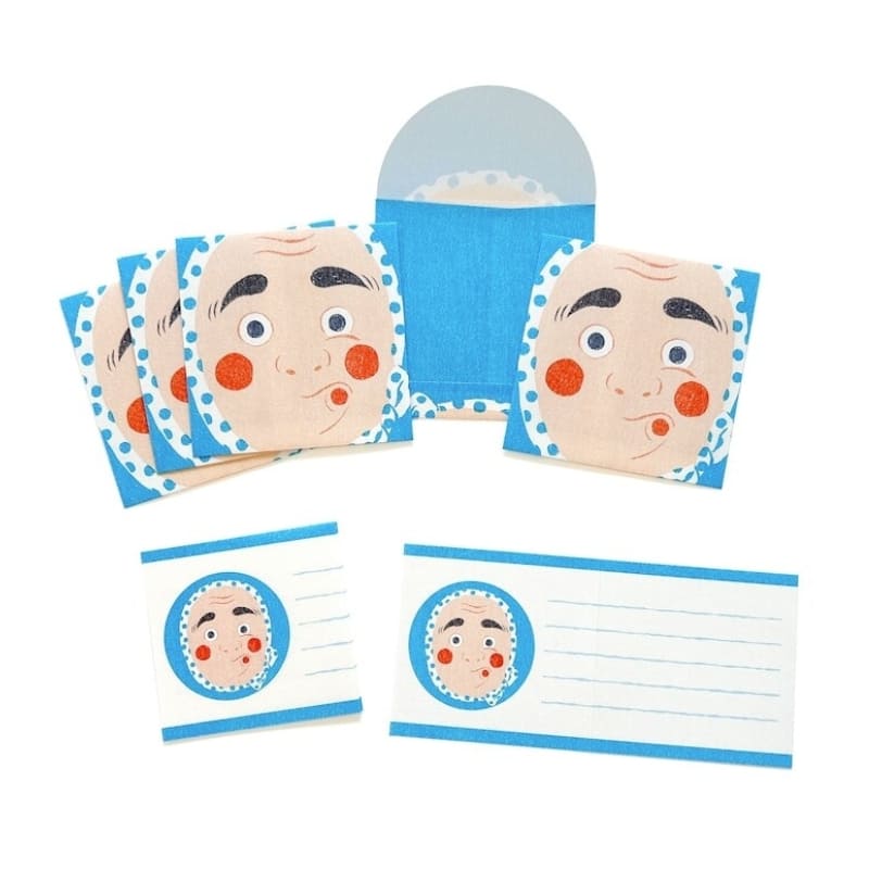 Set di carta da lettere Pochibumi Hyottoko