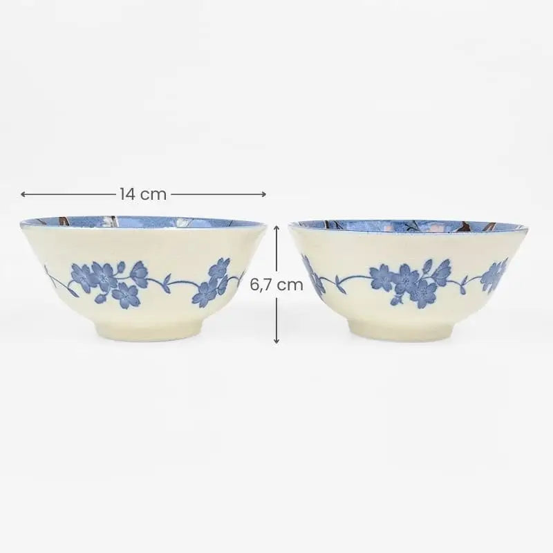 Set di ciotole giapponesi Fuji Sakura